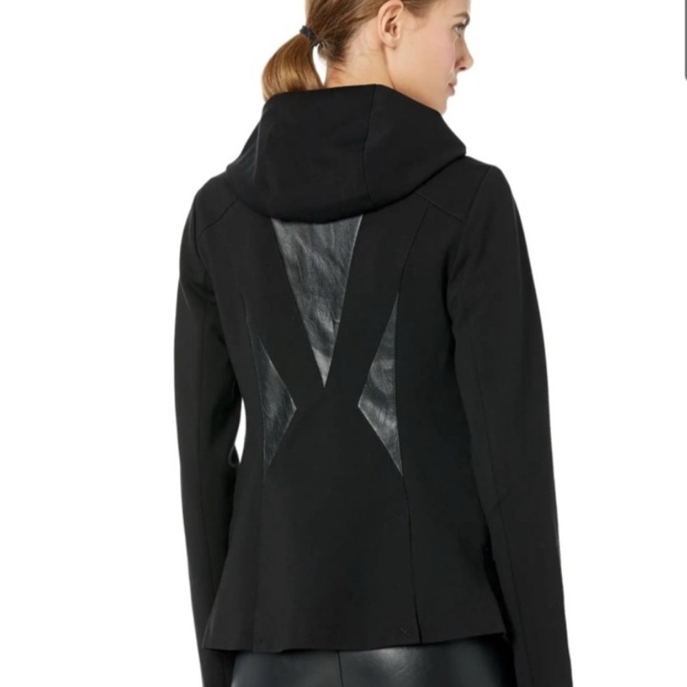 Blanc Noir The Gayatri Hooded Black Blazer - Size Small